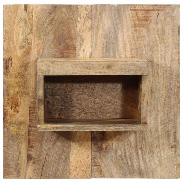 vidaXL Nočn&aacute; skrinka 50x27x50 cm Mas&iacute;vne hrub&eacute; drevo Mango