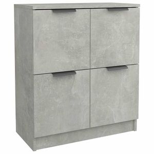 vidaXL Komoda bet&oacute;novo siv&aacute; 60x30x70 cm spracovan&eacute; drevo