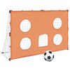 vidaXL Detsk&aacute; futbalov&aacute; br&aacute;nka s cieľmi a loptou 182x62x118 cm