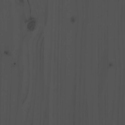 vidaXL Kompostér sivý 63,5x63,5x77,5 cm masívne borovicové drevo