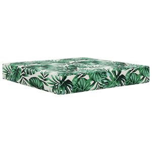 vidaXL Vank&uacute;&scaron; na vonkaj&scaron;iu pohovku Polyester Vzor s listami 60 x 60 cm