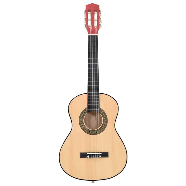 vidaXL 8-dielna klasická gitarová sada pre deti, začiatočníkov 1/2 34"