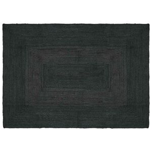 vidaXL Koberec do oblasti Tmavosiv&aacute; 120 x 170 cm Juta