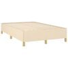 vidaXL Boxspring posteľ s matracom kr&eacute;mov&aacute; 120x190 cm l&aacute;tka