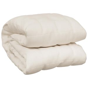 vidaXL Z&aacute;ťažov&aacute; prikr&yacute;vka bledokr&eacute;mov&aacute; 220x235 cm 15 kg l&aacute;tka
