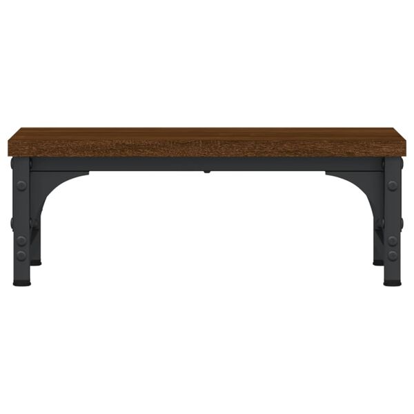 vidaXL Stojan na monitor hned&yacute; dub 37x23x14 cm kompozitn&eacute; drevo