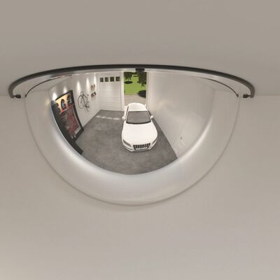 vidaXL Polovičné klenuté dopravné zrkadlá 2 ks Ø80 cm akryl