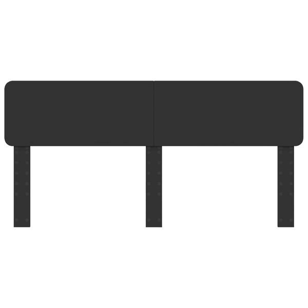 vidaXL Zadn&eacute; čelo Čierny dub 200 cm Kompozitn&eacute; drevo