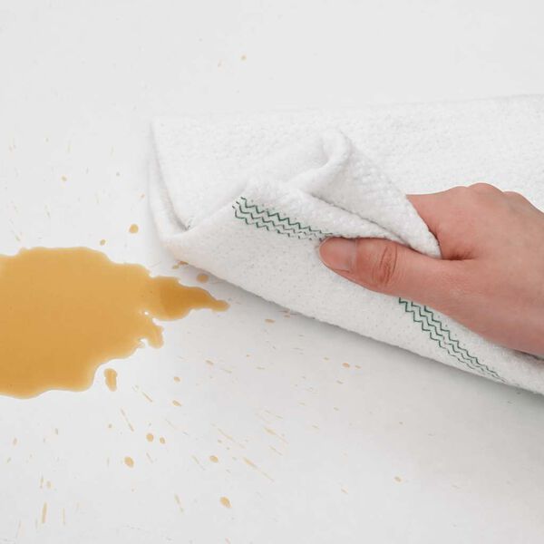 vidaXL Čistiace utierky 5 ks biele so zelen&yacute;mi pruhmi 50x60 cm