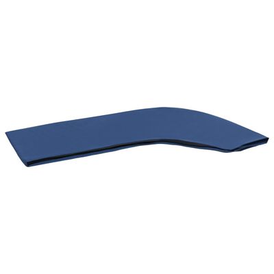 vidaXL Strieška Bimini so 4 oblúkmi, modrá 243x(230-244)x137 cm