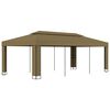vidaXL Alt&aacute;nok s dvojitou strie&scaron;kou 3x6 m, sivohned&yacute; 180 g/m&sup2;