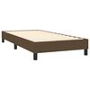 vidaXL Boxspring posteľ s matracom tmavohned&aacute; 100x200 cm l&aacute;tka