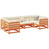 vidaXL 6-dielna z&aacute;hradn&aacute; sedacia s&uacute;prava voskovohned&aacute; borovicov&yacute; mas&iacute;v