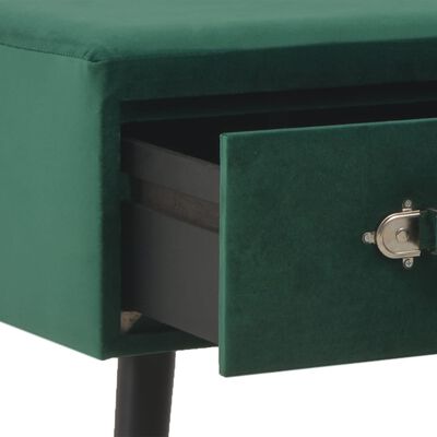 vidaXL Konferenčný stolík, zelený 80x40x46 cm, zamat