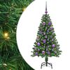 vidaXL Umel&yacute; vianočn&yacute; stromček Zelen&aacute; 120 cm PVC a Oceľ a Plast