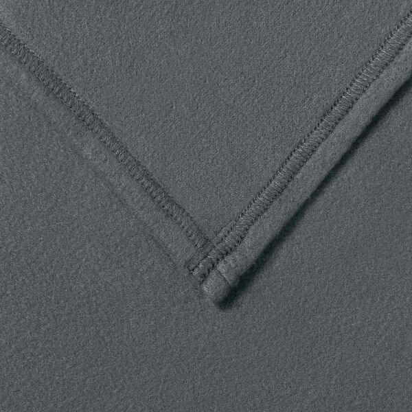 vidaXL Deka Tmavo &scaron;ed&aacute; 170 x 130 cm Fl&iacute;s