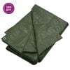 vidaXL Plachta 180 g/m&sup2; 3x3 m zelen&aacute; HDPE