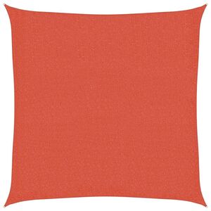 vidaXL Tieniaca plachta 160 g/m&sup2; &scaron;tvorec terakotov&aacute; 2,5x2,5 m HDPE