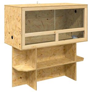 vidaXL Ter&aacute;rium Hned&aacute; 100 x 50 x 100 cm OSB