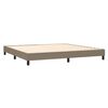 vidaXL Boxspring posteľ s matracom sivohned&yacute; 200x200 cm l&aacute;tka