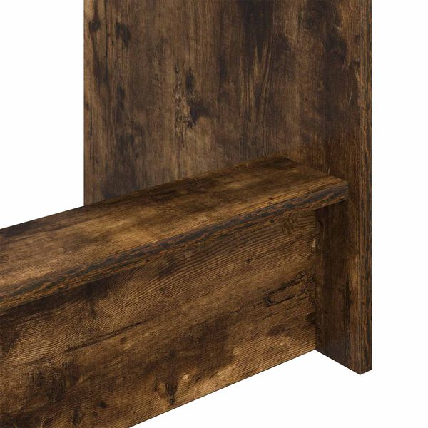 vidaXL Postelov&yacute; st&ocirc;l Dymov&aacute; dub 100 x 45 x 75 cm Kompozitn&eacute; drevo