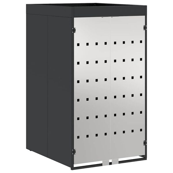 vidaXL Úložisko na pojazdné odpadkové nádoby so strechou pre sádrovú nádobu pre 240L