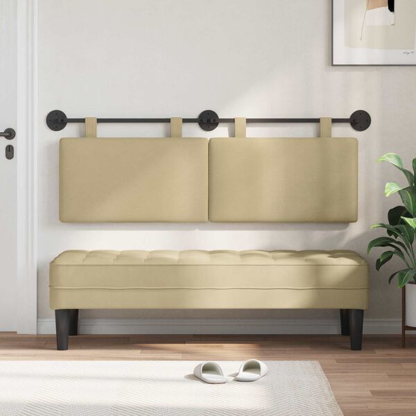 vidaXL Z&aacute;vesn&aacute; Čel&aacute; N&aacute;stenn&yacute; Svetlozelen&aacute; &scaron;ed&aacute; 150 x 55 x 5 cm