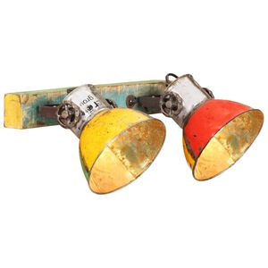 vidaXL Industri&aacute;lna n&aacute;stenn&aacute; lampa viacfarebn&aacute; 45x25 cm E27