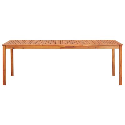 vidaXL Záhradný stôl 215x90x74 cm, akáciový masív