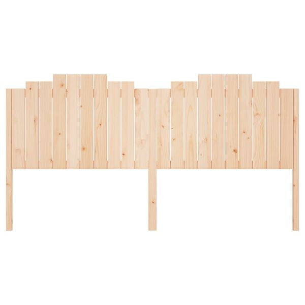 vidaXL Čelo postele 206x4x110 cm mas&iacute;vna borovica