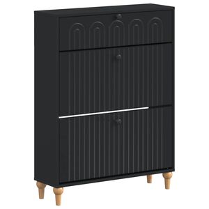 vidaXL Skriňa na top&aacute;nky ALKMAAR 78 x 24 x 103 cm Kompozitn&eacute; drevo