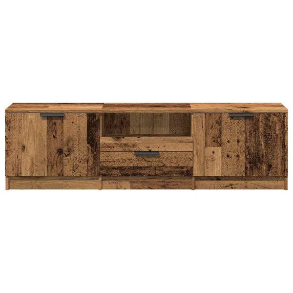 vidaXL TV skrinka Old Wood 140x35x40 cm Engineered Wood
