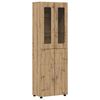 vidaXL Highboard FLORIN 60 x 35 x 182 cm Remeseln&yacute; dub