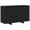 vidaXL Serv&iacute;rovacia skriňa Čierna 120 x 41 x 75 cm Kompozitn&eacute; drevo
