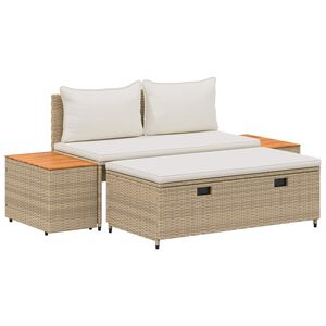 vidaXL Z&aacute;hradn&aacute; s&uacute;prava gaučov 4-Počet miest 4 pcs 55 x 30 x 39 cm