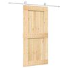 vidaXL Posuvn&eacute; dvere Pr&iacute;rodn&aacute; a biela 95 x 210 cm
