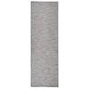 vidaXL Vonkaj&scaron;&iacute; koberec s ploch&yacute;m tkan&iacute;m 80x250 cm hned&yacute; a modr&yacute;