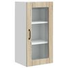 vidaXL N&aacute;stenn&yacute; sklenen&yacute; kabinet PORTO Sonoma dub 40 x 31 x 80 cm