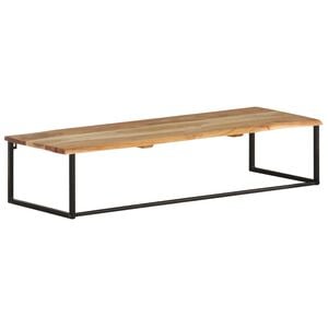 vidaXL Ve&scaron;iak so živou hranou 100x35x22 cm mas&iacute;vne ak&aacute;ciov&eacute; drevo