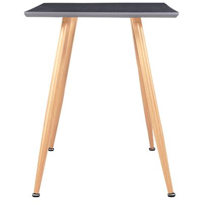 vidaXL Jedálenský stôl, sivo dubový 120x60x74 cm, MDF