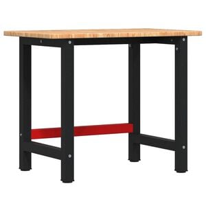 vidaXL Pracovn&yacute; st&ocirc;l bledohned&yacute; 100x60x81,5 cm dubov&yacute; mas&iacute;v obdĺžnik