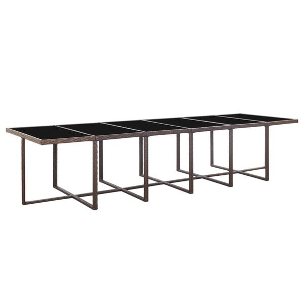 vidaXL 17-dielna vonkaj&scaron;ia jed&aacute;lensk&aacute; s&uacute;prava, polyratan, hned&aacute;