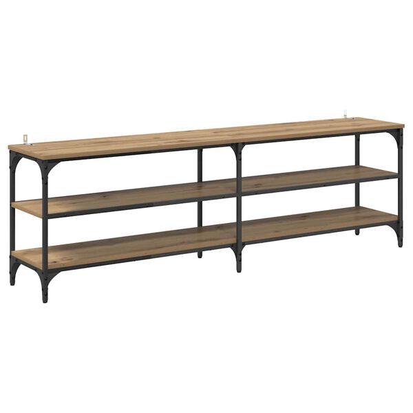 vidaXL TV skrinka Remeseln&yacute; dub 160 x 30 x 50 cm