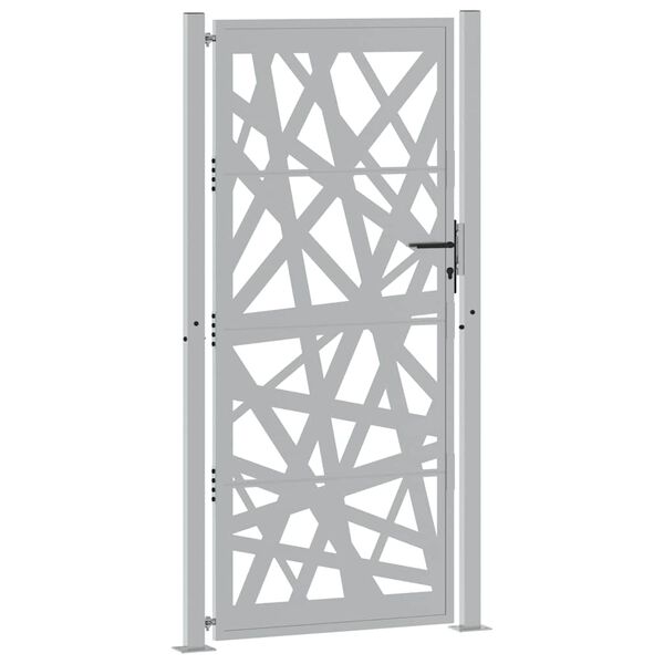 vidaXL Z&aacute;hradn&aacute; br&aacute;na 100x200 cm, odoln&aacute; oceľ, ľahk&yacute; dizajn