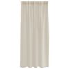 vidaXL Voile záclona 2 pcs Piesková 175 x 140 cm Polyester