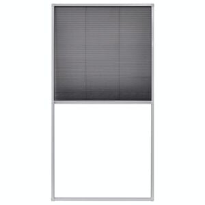 vidaXL Plisovan&aacute; okenn&aacute; sieťka proti hmyzu 80x160 cm