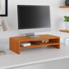 vidaXL Stojan na monitor voskovo-hnedý 50x24x13 cm masívna borovica