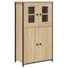 vidaXL Vysok&aacute; skrinka dub sonoma 62x32x106,5 cm kompozitn&eacute; drevo