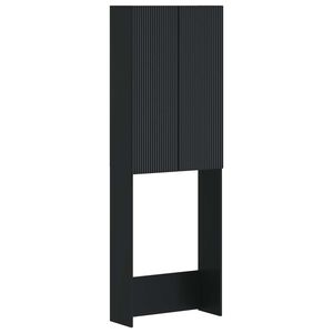 vidaXL Toaletn&aacute; skriňa ARNHEM Čierna 66 x 25,5 x 190 cm