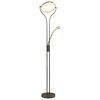 vidaXL Stojanov&aacute; lampa 18 W, strieborn&aacute; 180 cm, stmievateľn&aacute;